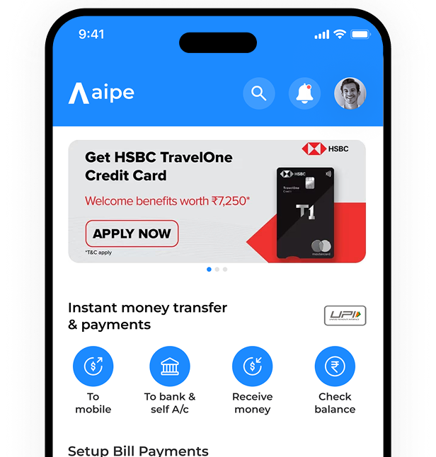 Aipe app phone mockup